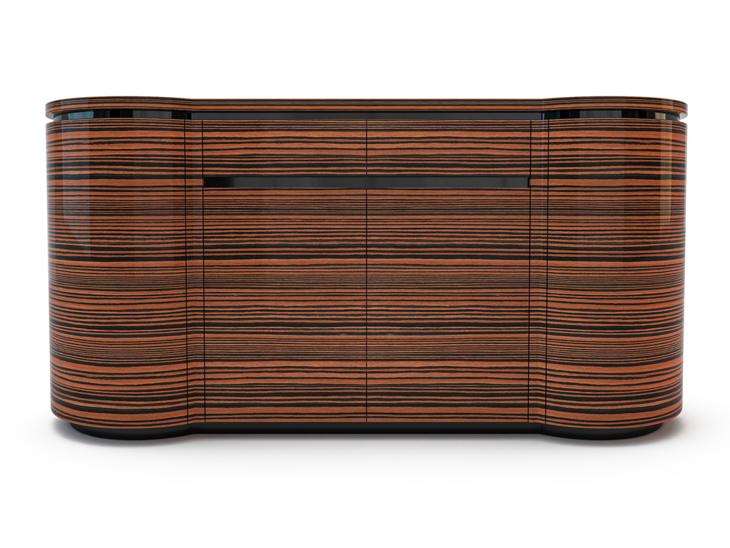 Black Aisa Embossed Sideboard - ARDITI COLLECTION®