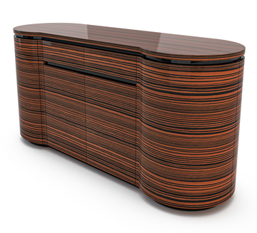 Black Aisa Embossed Sideboard - ARDITI COLLECTION®