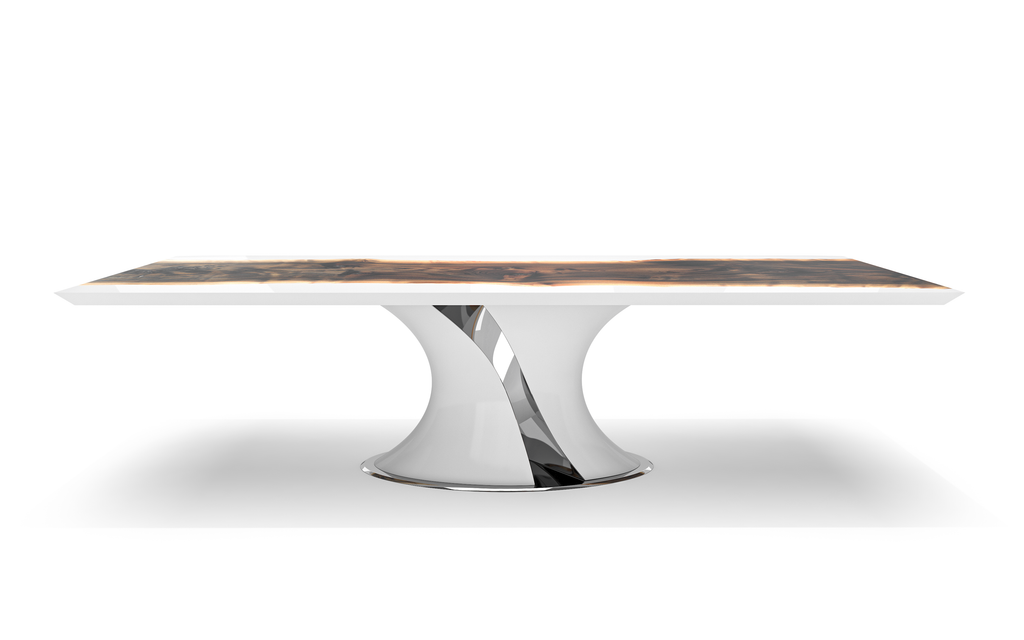 Melanios Walnut Wood Dining Table - ARDITI COLLECTION®
