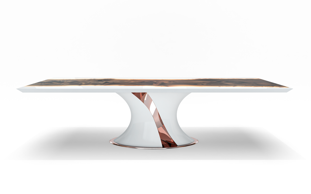 Melanios Walnut Wood Dining Table - ARDITI COLLECTION®