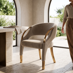 Beige Metis Dining Chair
