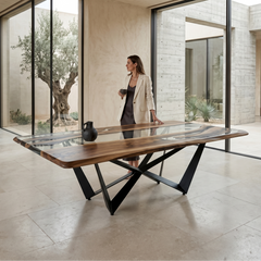 Danube Walnut Dining Table