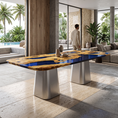 Dryope Olive Wood Dining Table