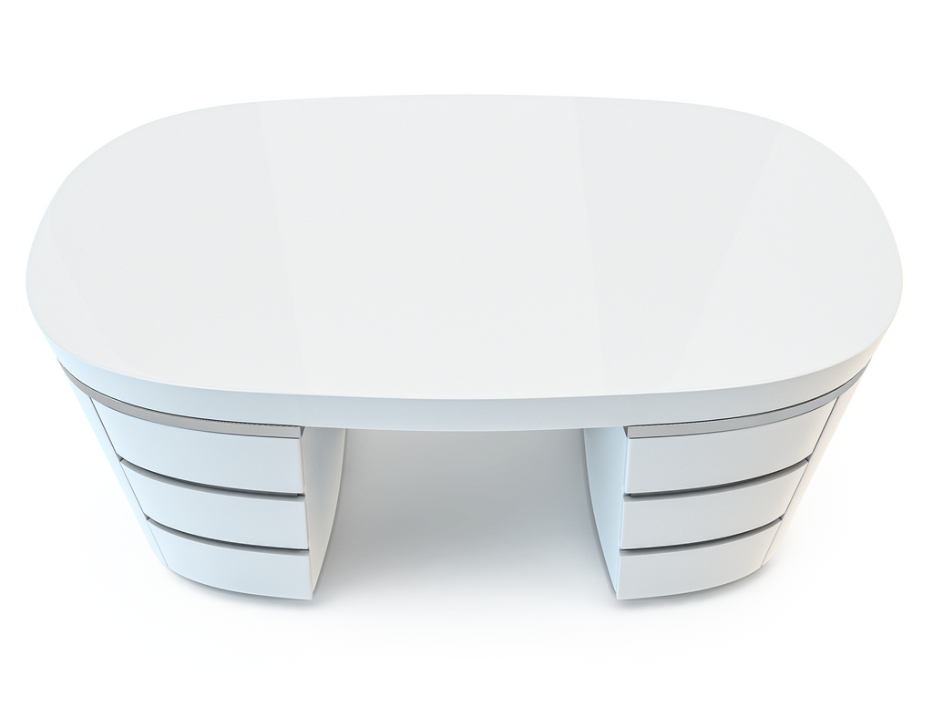 White Sedona Desk Vanity - ARDITI COLLECTION®