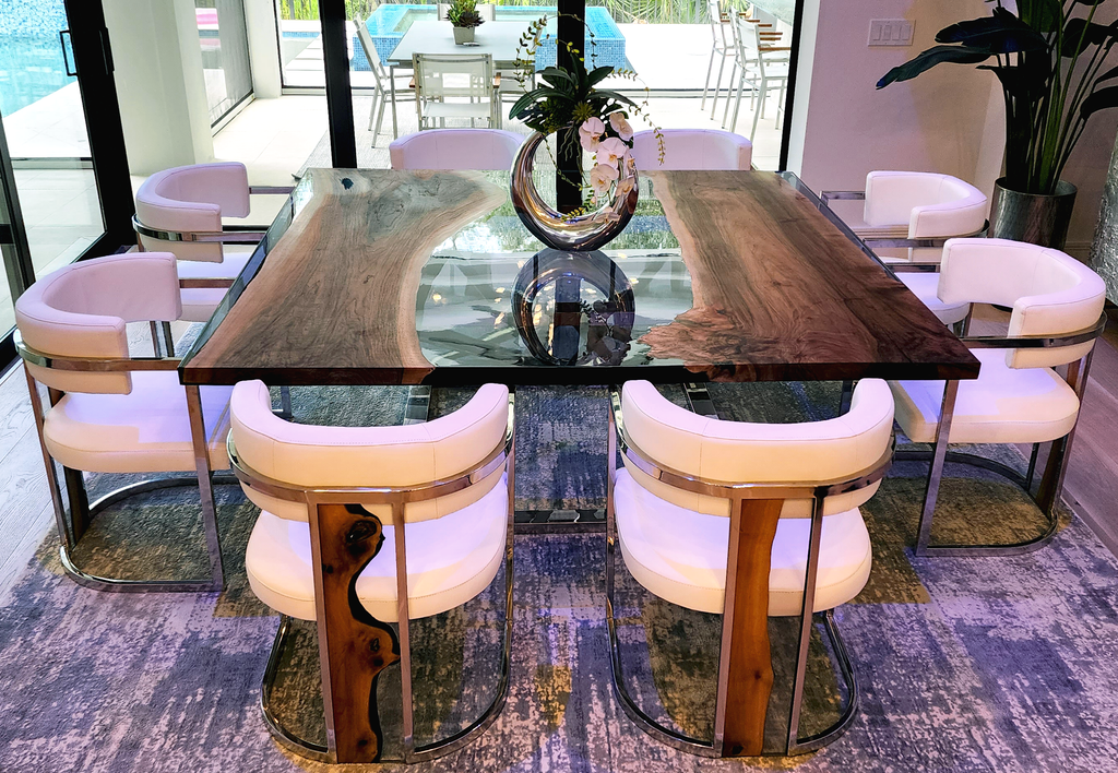 Abruzzo Square Walnut Dining Table - ARDITI COLLECTION®