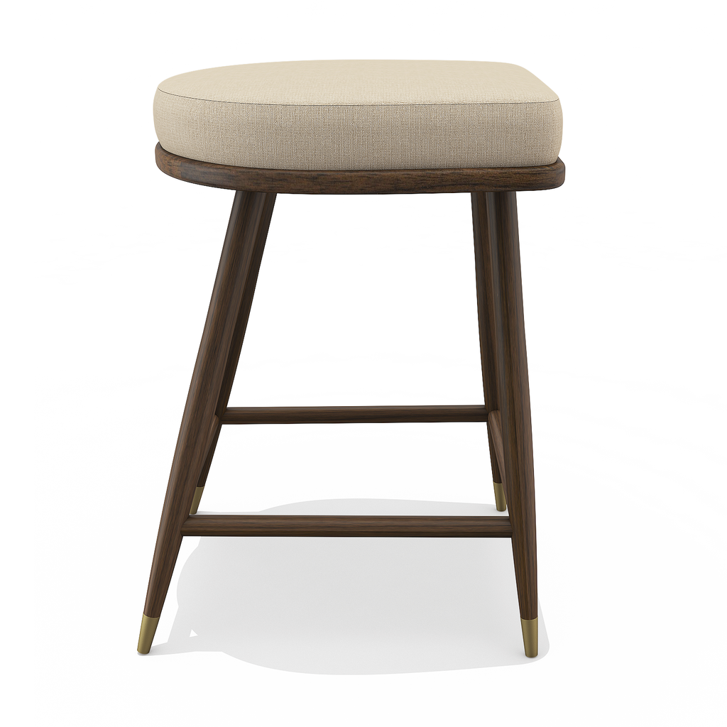 Ariane Walnut Wood Counter Stool - ARDITI COLLECTION®