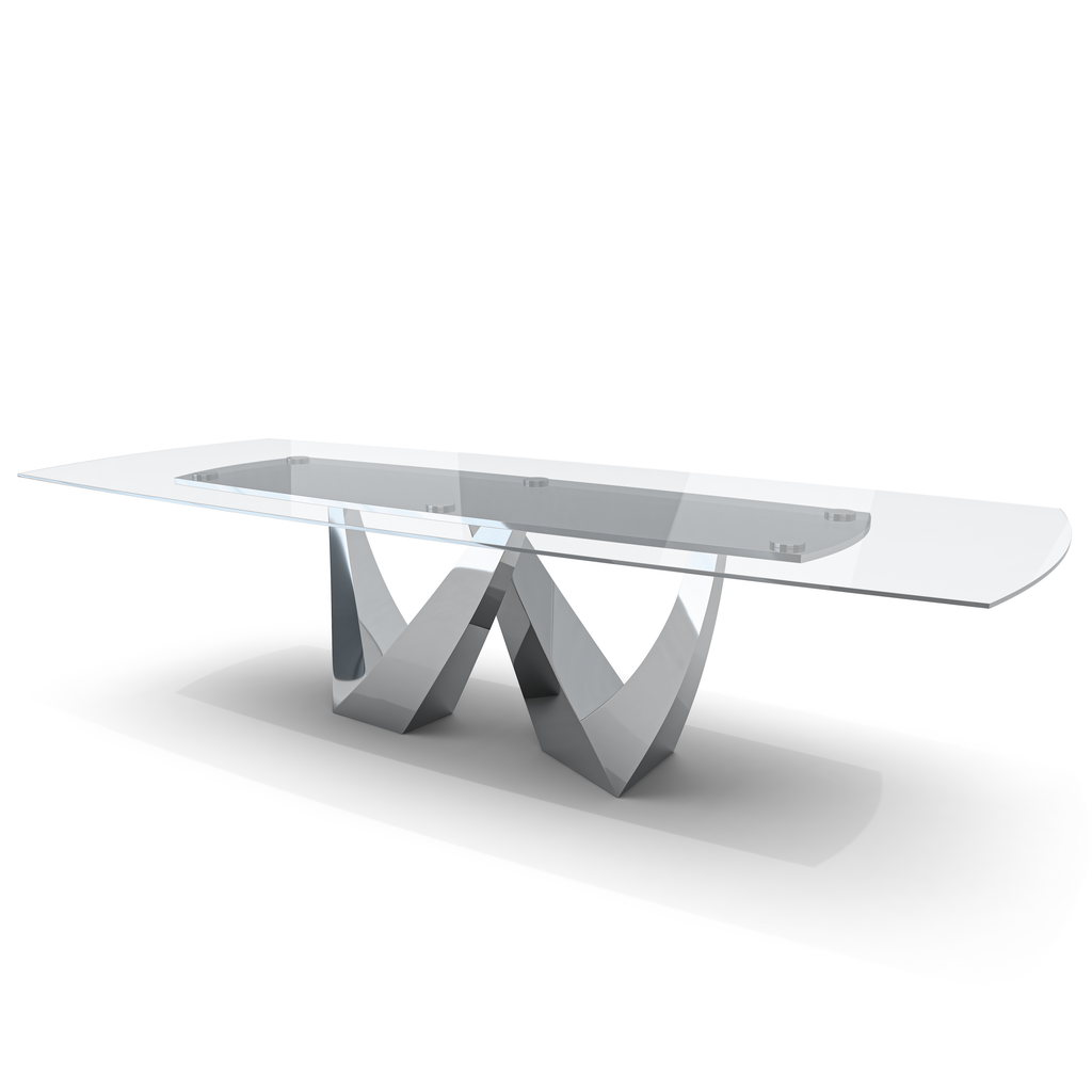 Ezio Glass Dining Table - ARDITI COLLECTION®