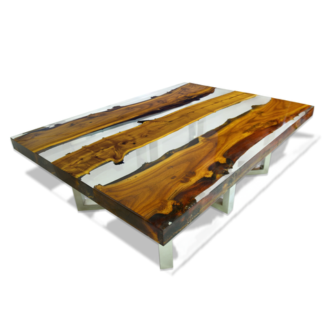 Attis Silverberry Wood Coffee Table