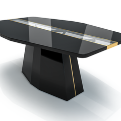 Black Line River Dining Table