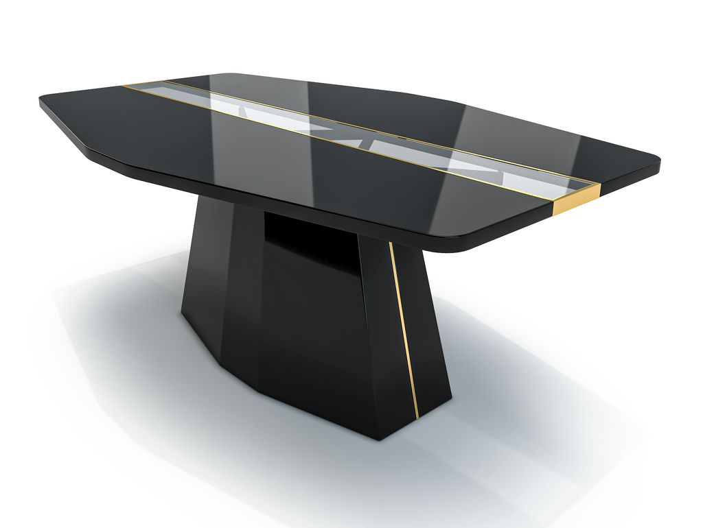 Black Line River Dining Table - ARDITI COLLECTION®