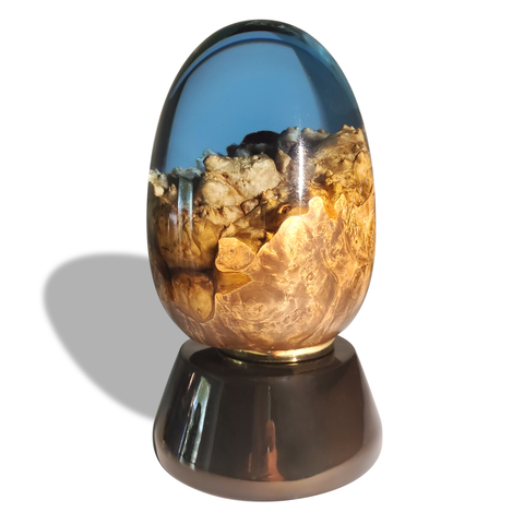 Blue Decorative Dragon Egg