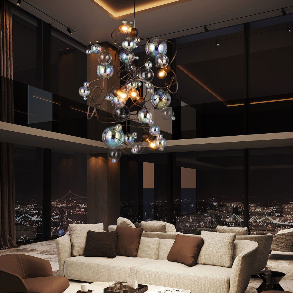 Bubbles Flow Chandelier Conical - ARDITI COLLECTION®