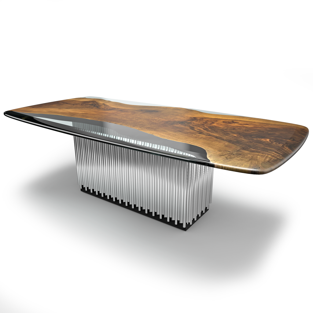 Camenta Walnut Wood Dining Table - ARDITI COLLECTION®