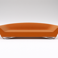 F1 Orange Modern Sofa