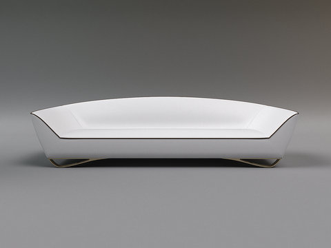 F1 White Modern Sofa