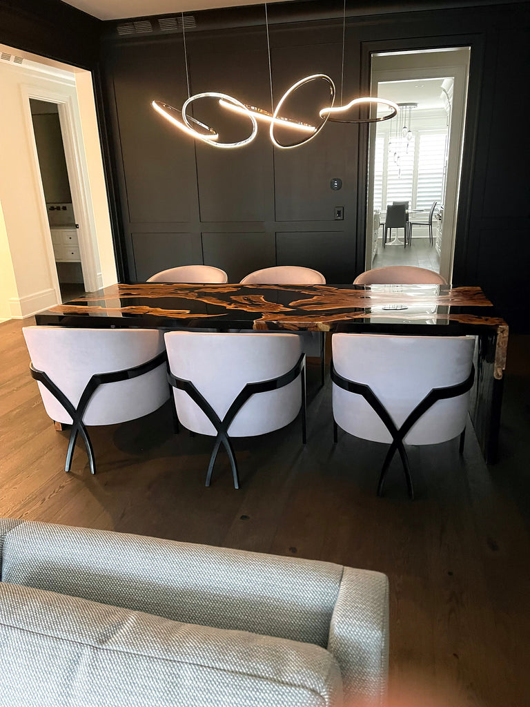 Waterfall Olive Wood Dining Table - ARDITI COLLECTION®