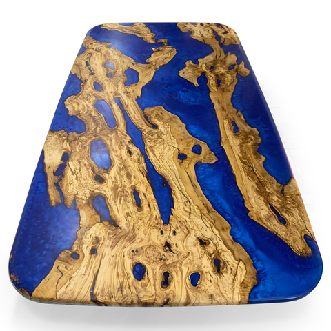 Giona Pearl Blue Olive Dining Table
