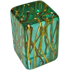 Green Branches End Table