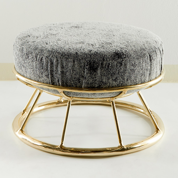 Hoop Pouf - Pouf - www.arditicollection.com - Pouf, dining tables, dining chairs, buffets sideboards, kitchen islands counter tops, coffee tables, end side tables, center tables, consoles, accent chairs, sofas, tv stands, cabinets, bookcases, poufs benches, chandeliers, hanging lights, floor lamps, table desk lamps, wall lamps, decorative objects, wall decors, mirrors, walnut wood, olive wood, ash wood, silverberry wood, hackberry wood, chestnut wood, oak wood