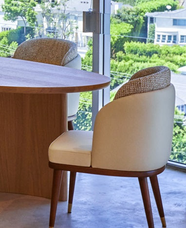 Ariane Walnut Wood Dining Chair - ARDITI COLLECTION®