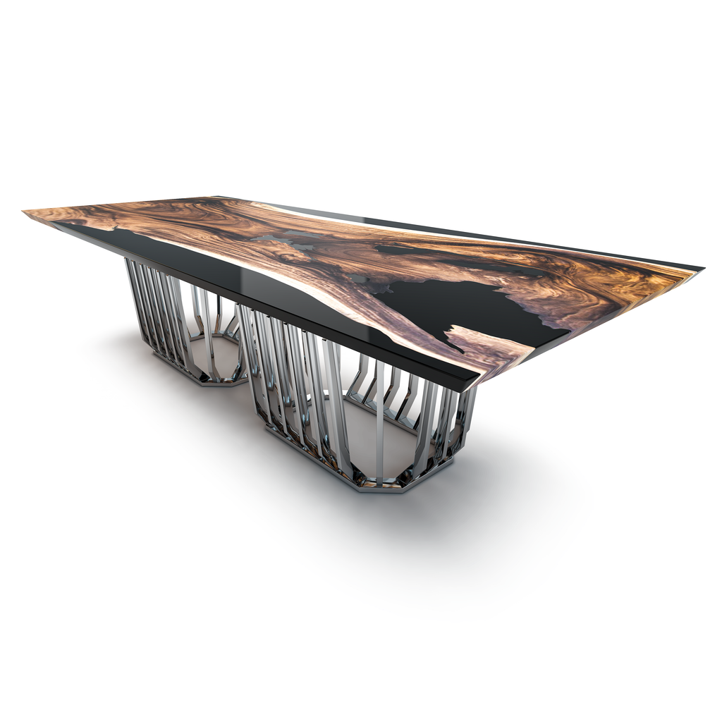 Kastalia Walnut Wood Dining Table - ARDITI COLLECTION®
