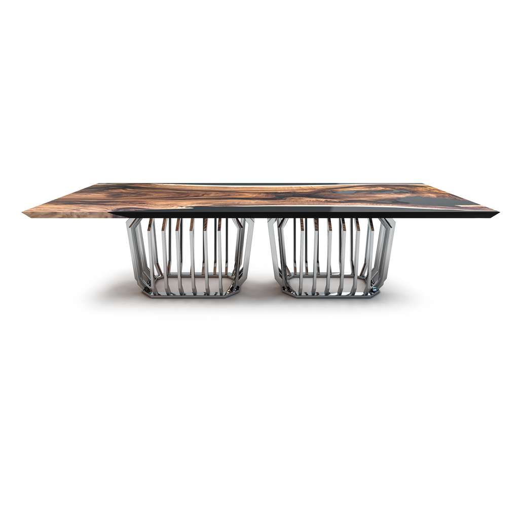 Kastalia Walnut Wood Dining Table - ARDITI COLLECTION®