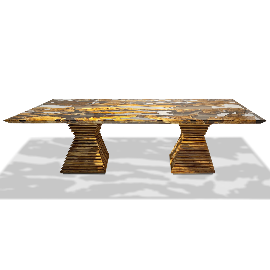 Makhaon Olive Wood Dining Table - ARDITI COLLECTION®