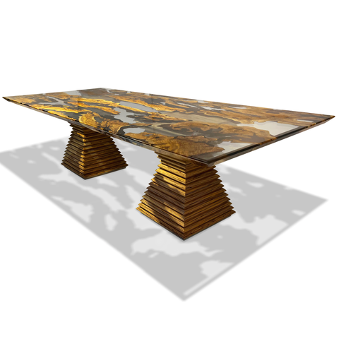 Makhaon Olive Wood Dining Table