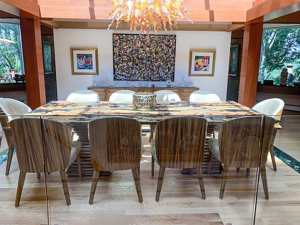 Makhaon Olive Wood Dining Table - ARDITI COLLECTION®