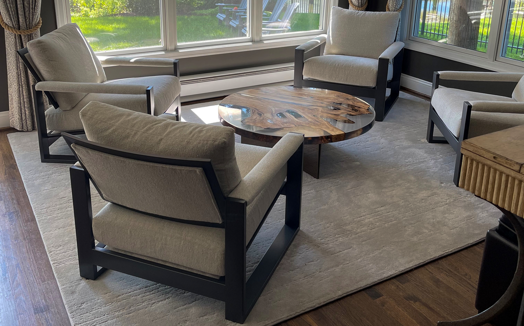 Medea Olive Wood Round Coffee Table - ARDITI COLLECTION®