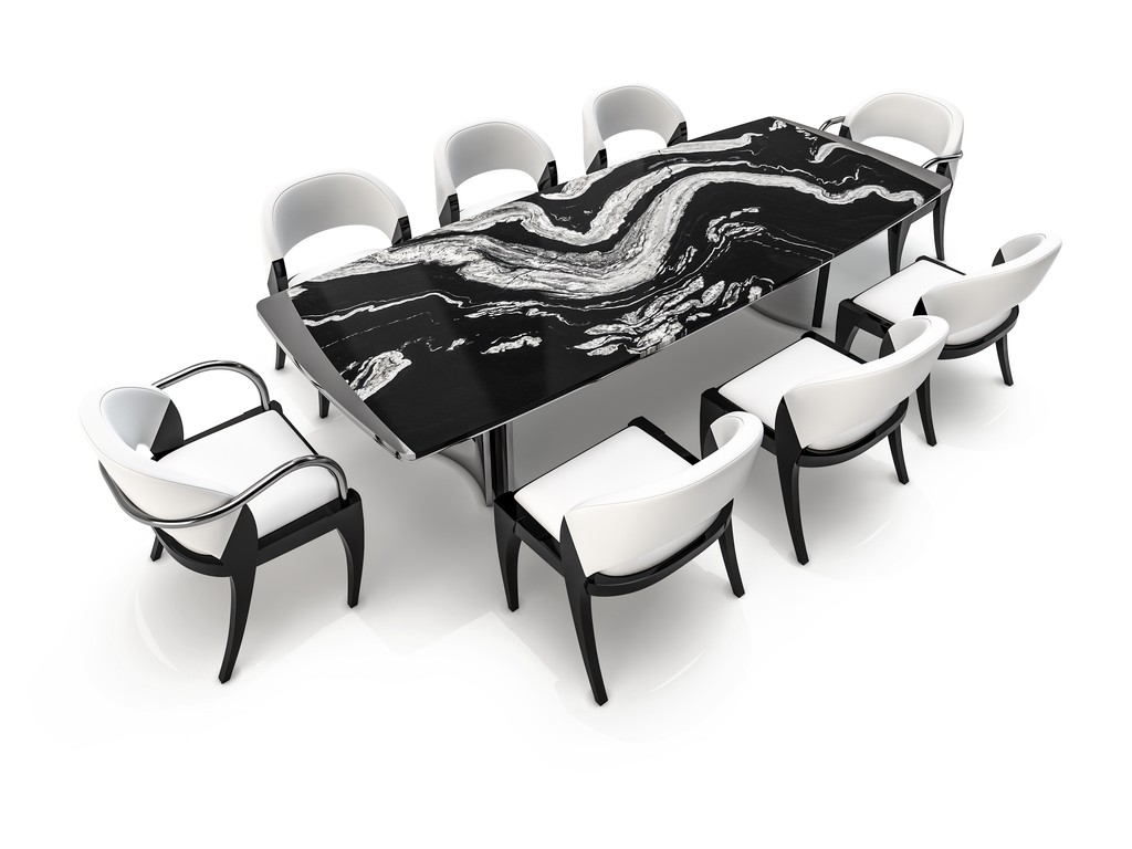 Meliades Black Marble Dining Table - ARDITI COLLECTION®