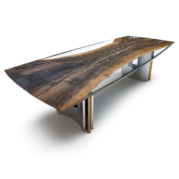 Meliades Walnut Wood Dining Table - ARDITI COLLECTION®