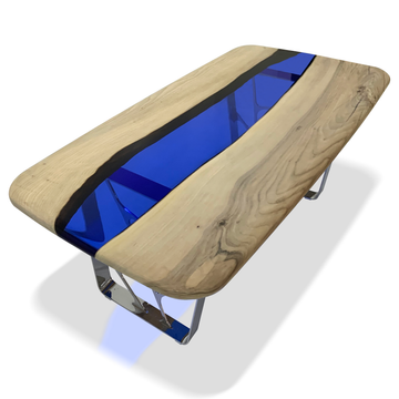 Ombrone Bleached Walnut River Dining Table - ARDITI COLLECTION®