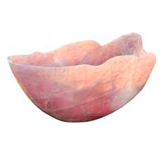 Rose Quartz Semi-Precious Stone Sink