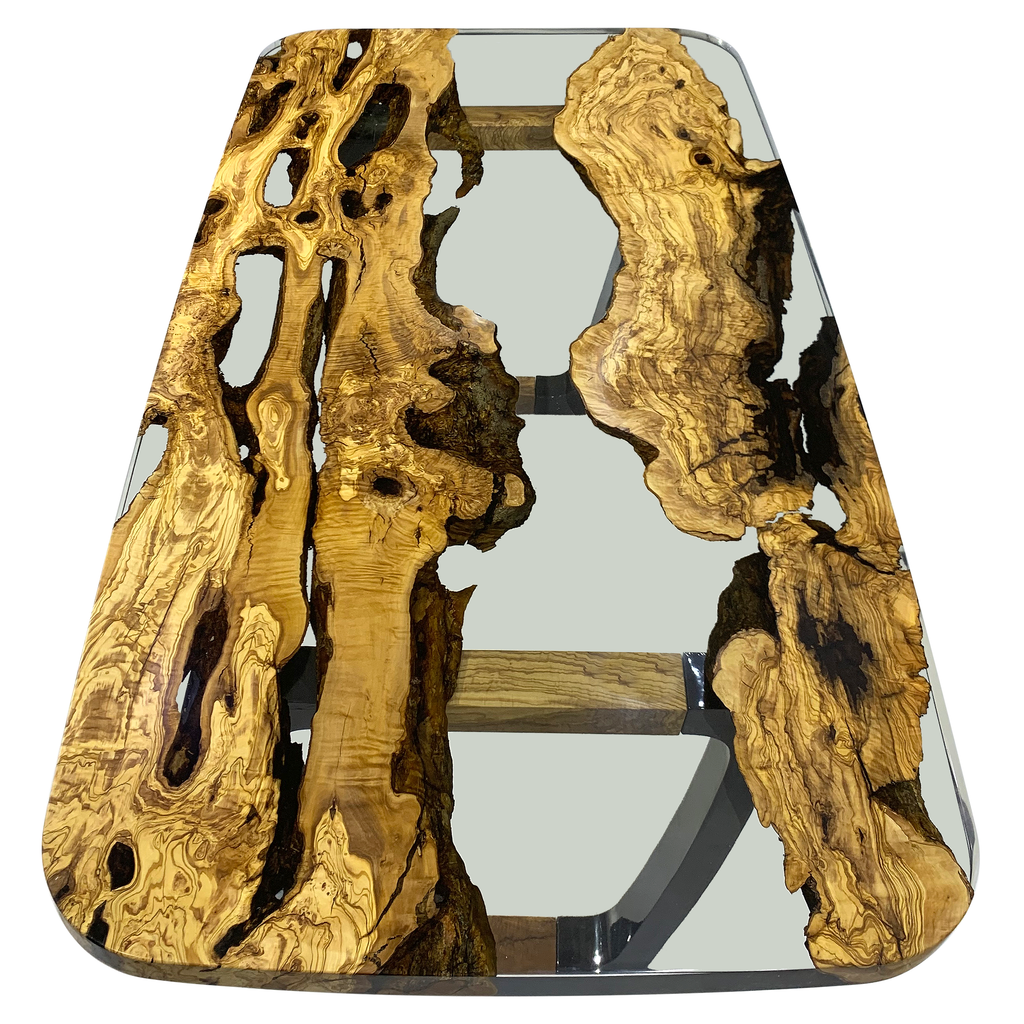 Staphyle Olive Wood Squoval Dining Table - ARDITI COLLECTION®